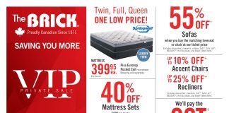 The Brick Canada D’Eh VIP Sale