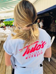 A server at Tulo’s Taqueria in Port Carling. Photo courtesy of Explorers’ Edge