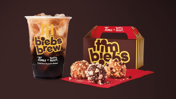 Tim Hortons-Biebs Brew is now available at Tim Hortons- The much