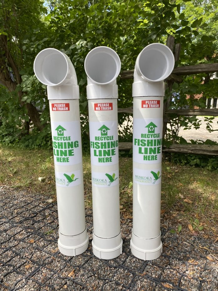 Muskoka Conservancy Fishing Line Recycling Program