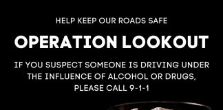 Graphic courtesy of Southern Georgian Bay OPP, Operation Lookout Arrive Alive Call 911