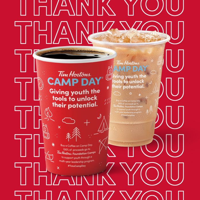 Tim Hortons-Tim Hortons restaurant owners and guests raised over