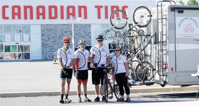 Spinning Wheels Tour for Parkinson's