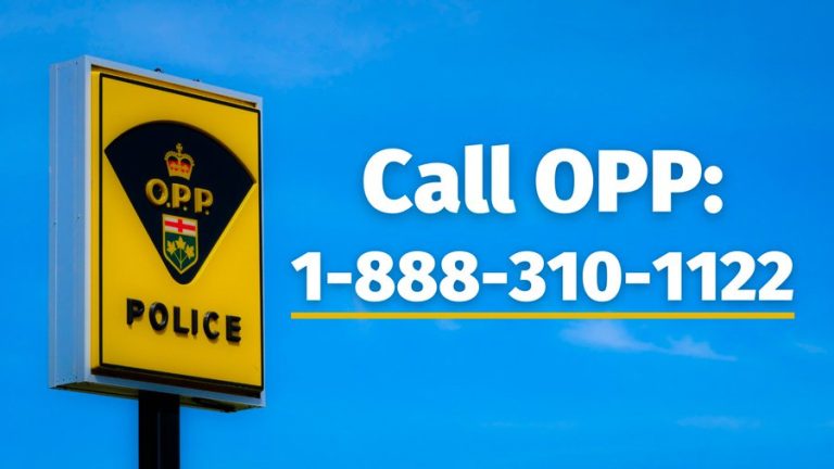 OPP Looking For Tips After Incident In Ryerson Township