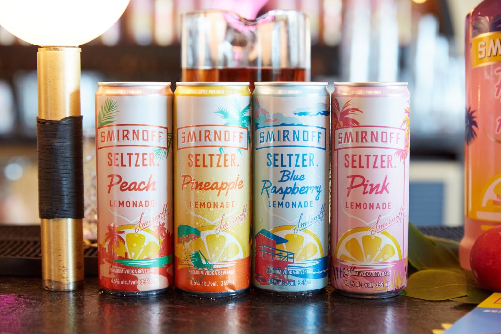 Smirnoff's Seltzer Lemonades Variety Pack
