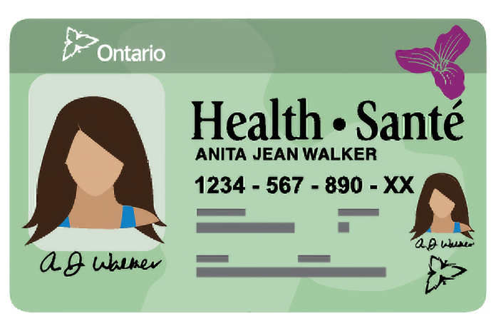 Ontario Health Card now available with French accents