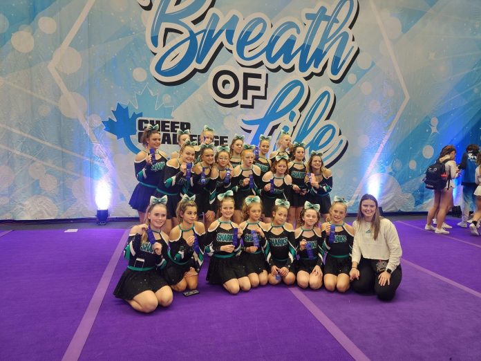 The Valley Sharks cheer team