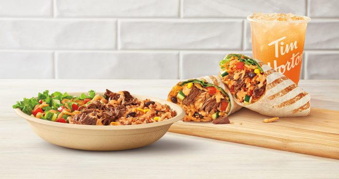 Tim Hortons-Tim Hortons launches new Chipotle Steak Loaded Wraps