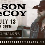 Jason McCoy Comes To The Stockey Centre In Parry Sound