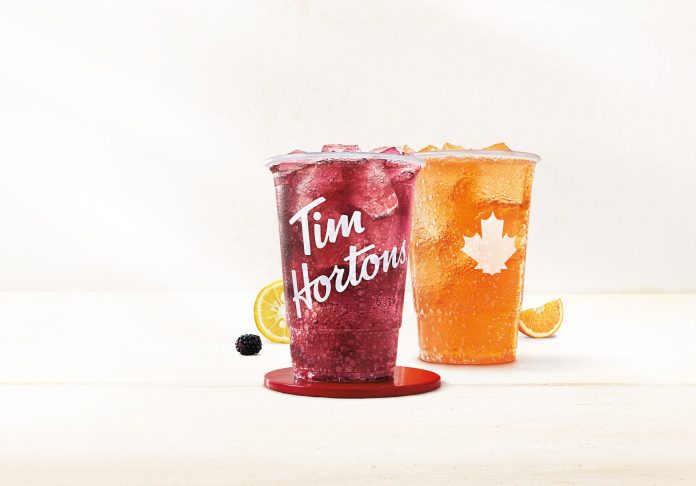 Tim Hortons-A lightly bubbly- refreshing fruity taste at Tims- I