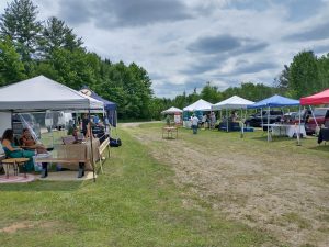 The Sunday market at the Muskoka Drive-In