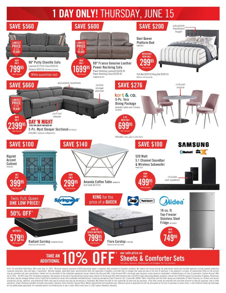Black Friday Pricing Is Back At The Brick Huntsville On Thursday