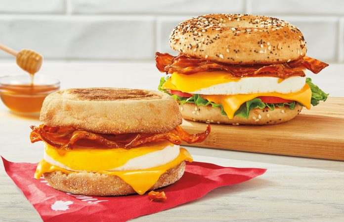 Tim Hortons-Try the NEW Smoky Honey Bacon Breakfast Sandwiches f