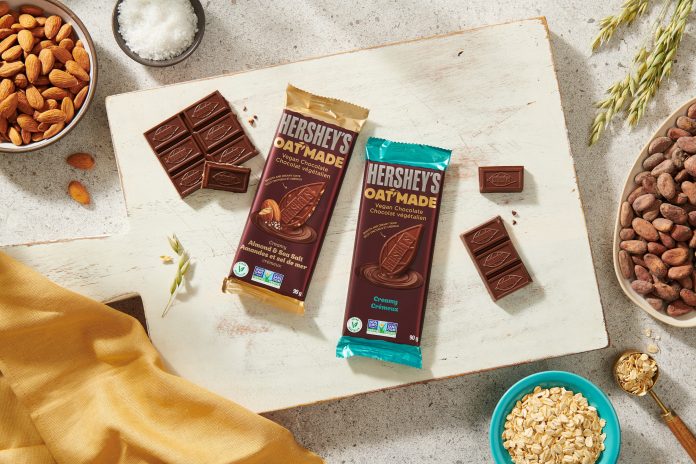 Hershey Canada-HERSHEY-S First Plant-Based Chocolate Bar Is Comi