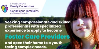 Simcoe Muskoka Family Connexions Foster Care poster