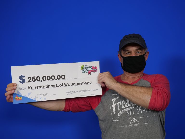 Waubaushene Resident Wins $250,000 Top Price With Merry Millions