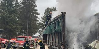 Trailer Fire PSFFA New Year's Eve