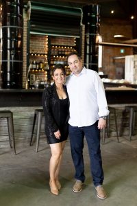 Alexandra Roth and Chris Finlay, owners of The Farm Store and The Speakeasy. 