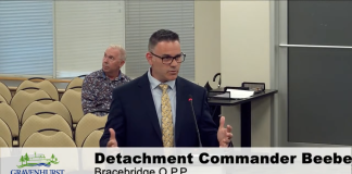 Detachment Commander Beebe