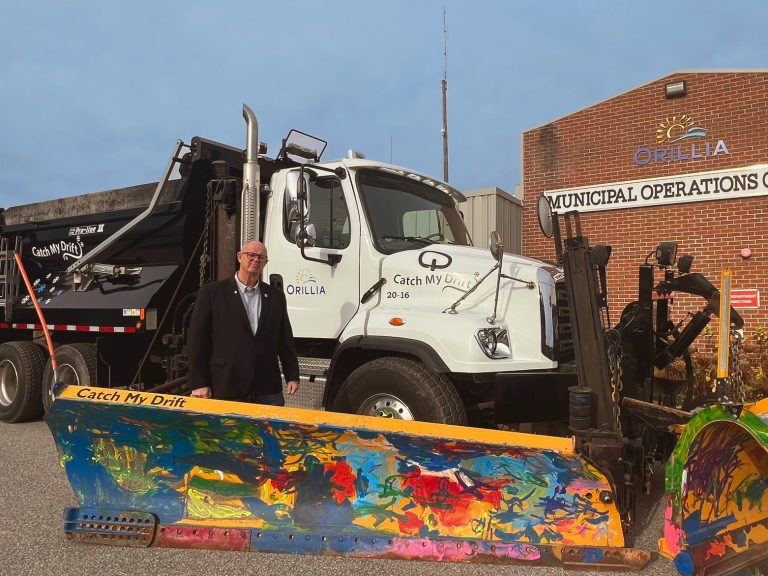 Snow Much Fun: Orillia’s Winning Snowplow Name Is ‘Catch My Drift’