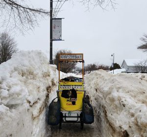 Fellow in Yellow cart