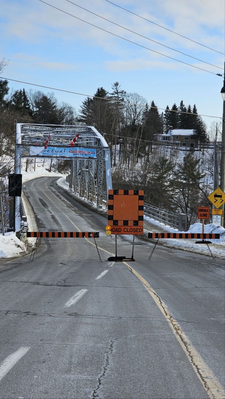 Shift In The Bridge Results In Closure Of Silver Bridge In Bracebridge