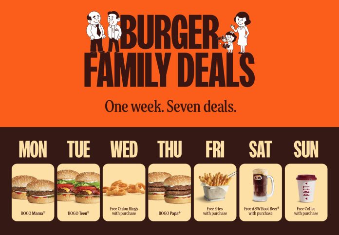 A-W Food Services of Canada Inc--A-W-s Burger Family Deals are r
