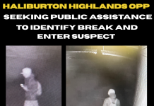 Person To Identify After Attempted Break And Enter To A Cannabis Store In Minden