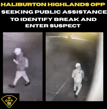 Person To Identify After Attempted Break And Enter To A Cannabis Store In Minden