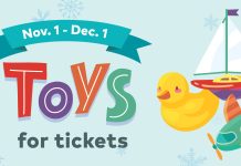 Orillia Toys For Tickets Campaign Kicks Off Nov. 1, 2025
