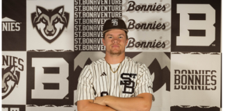 St. Bonaventure Pitcher Mark Holm Signs First-Ever NIL Agreement In Bracebridge With TJ’s Muskoka