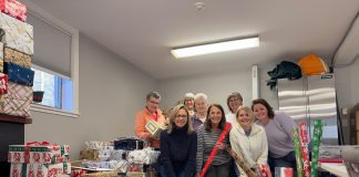 Muskoka Chapter, The Shoebox Project, Heather Scott and Volunteers