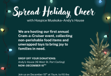 Hospice Muskoka–Andy’s House Hosts First Annual Cram-A-Cruiser Event To Support West Muskoka Food Bank