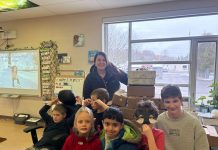 Monck Public School Holds Holiday Season Shoebox Drive