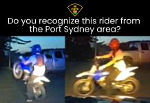 OPP Seek Public Assistance Identifying Dirt Bike Rider In Port Sydney