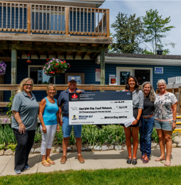 Beacon Bay Marina Raises Over $10,000 for Georgian Bay Food Network