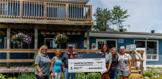 Beacon Bay Marina Raises Over $10,000 for Georgian Bay Food Network
