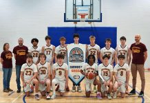 Gravenhurst High School Senior Boys Basketball Team Received OFSAA Sportsmanship Award – Again