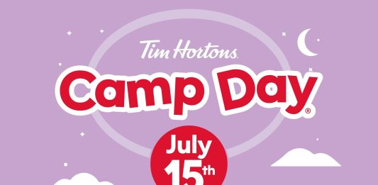 Tim Hortons Camp Day Is Back On July 15