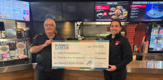 Harvey’s / Swiss Chalet Midland Steps Up To Support Georgian Bay General Hospital