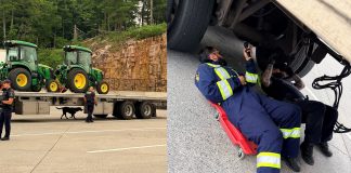 OPP And CBSA Team Up For Commercial Vehicle Enforcement In Lansdowne