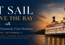 Cruise For A Cause: Wenonah II Fundraiser To Support Protection Of Muskoka Bay And Preserve Muskoka
