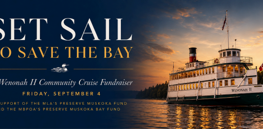 Cruise For A Cause: Wenonah II Fundraiser To Support Protection Of Muskoka Bay And Preserve Muskoka