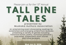Muskoka Authors Association Presents The 13th Annual Tall Pine Tales