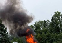 Minor Injuries After Vehicle Fire On Hwy. 11 At Hwy. 60 Exit