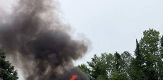 Minor Injuries After Vehicle Fire On Hwy. 11 At Hwy. 60 Exit
