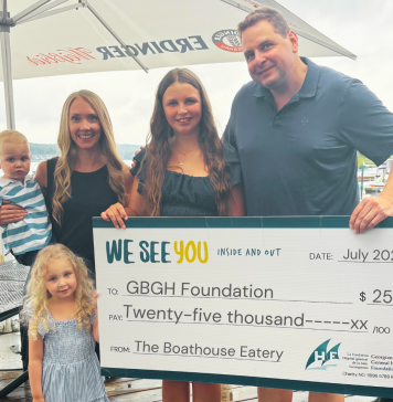 Boathouse Eatery Steps Up To Support Georgian Bay General Hospital