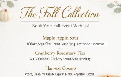 The Fall Menu Is Here From Cottage Country Cocktails