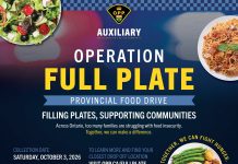 OPP Auxiliary Launches Province-Wide Food Drive