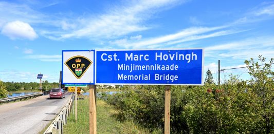 Manitoulin Bridge Dedicated To Fallen Police Officer